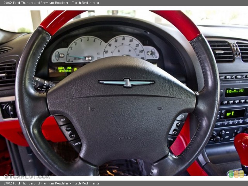 Torch Red Interior Steering Wheel for the 2002 Ford Thunderbird Premium Roadster #68416901