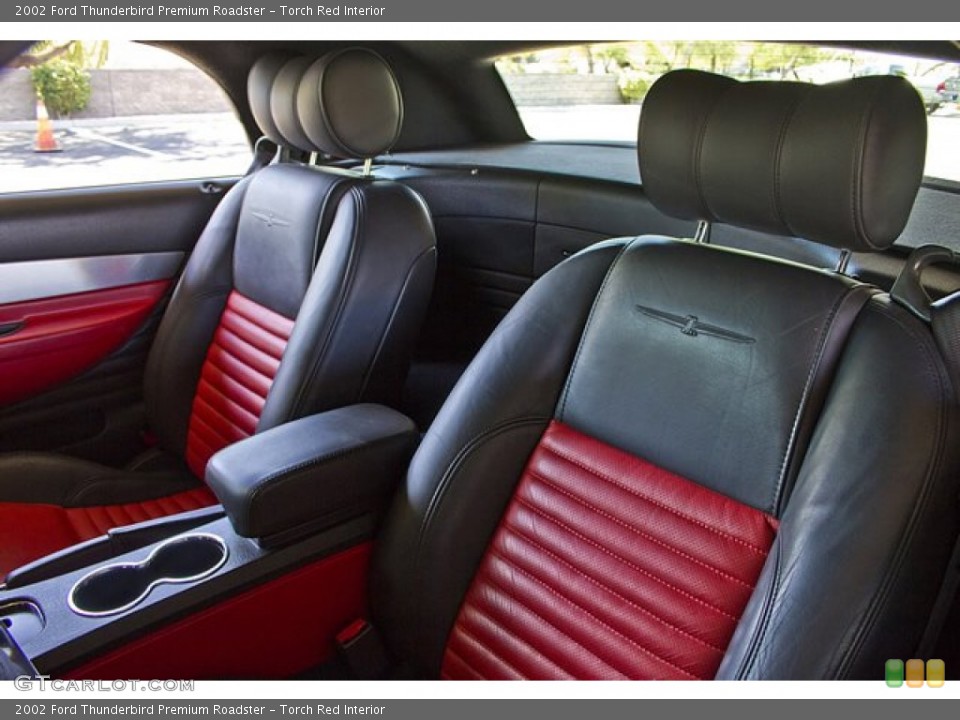 Torch Red Interior Front Seat for the 2002 Ford Thunderbird Premium Roadster #68416919