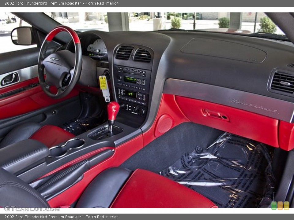 Torch Red Interior Dashboard for the 2002 Ford Thunderbird Premium Roadster #68416949