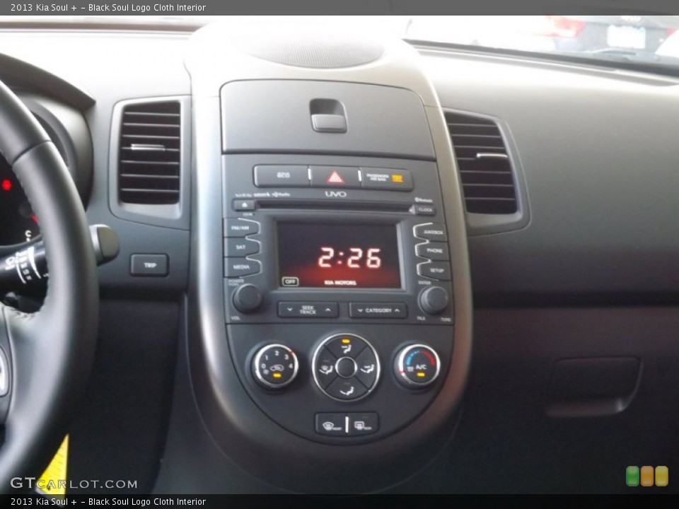 Black Soul Logo Cloth Interior Controls for the 2013 Kia Soul + #68417000