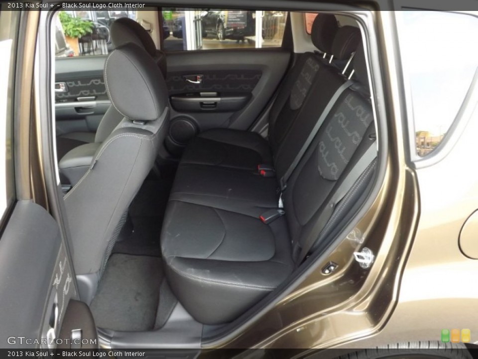 Black Soul Logo Cloth Interior Rear Seat for the 2013 Kia Soul + #68417027