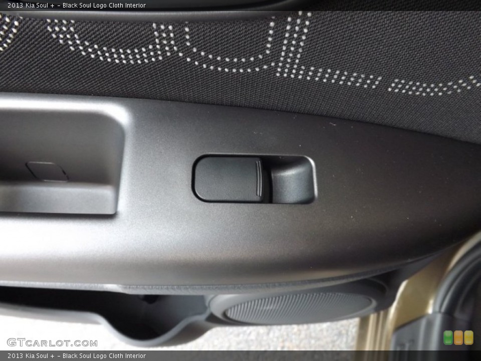Black Soul Logo Cloth Interior Controls for the 2013 Kia Soul + #68417066
