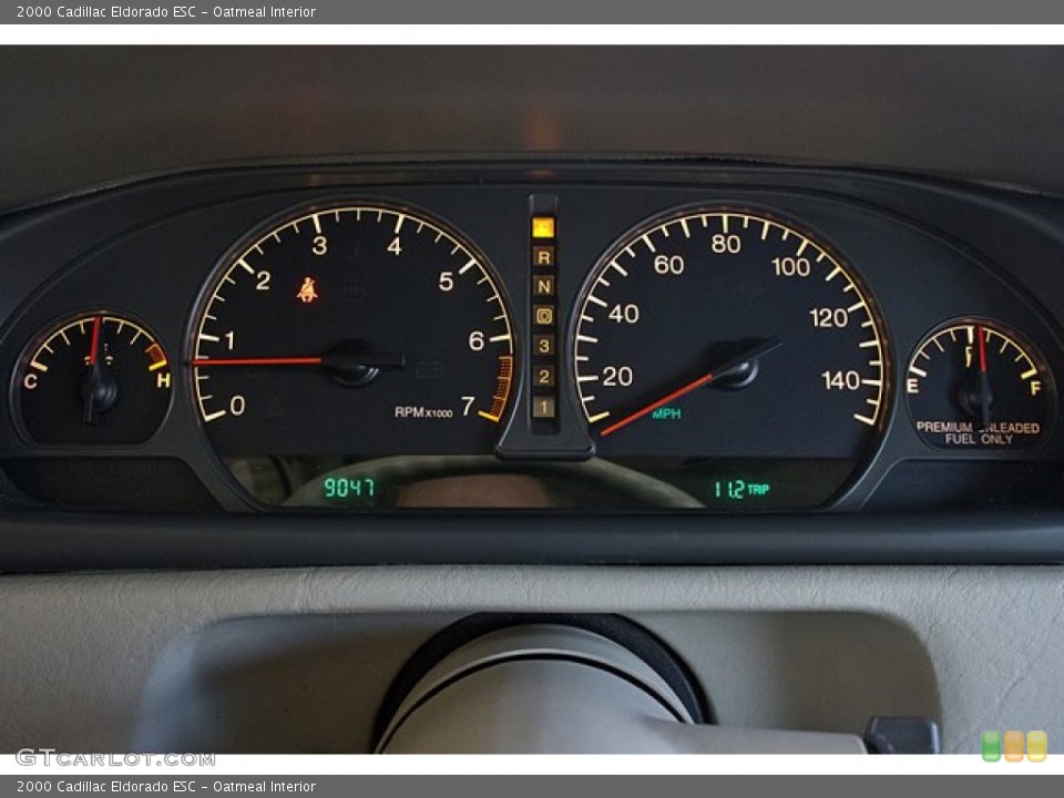 Oatmeal Interior Gauges for the 2000 Cadillac Eldorado ESC #68417103