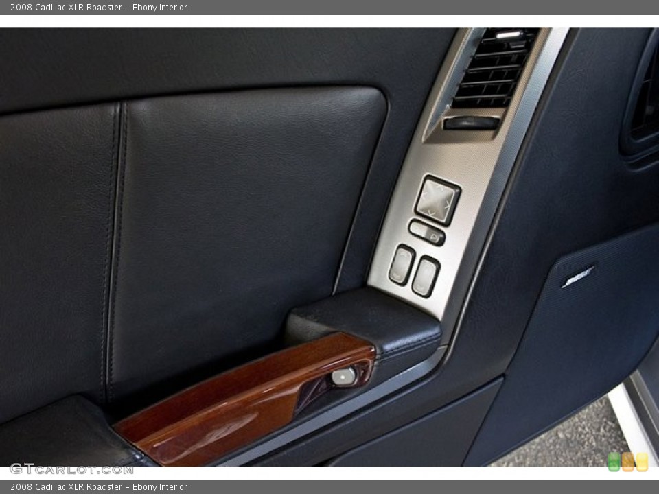 Ebony Interior Controls for the 2008 Cadillac XLR Roadster #68417528
