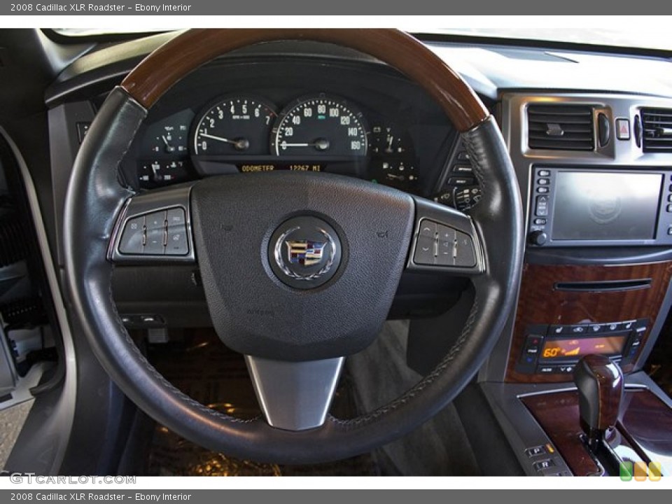 Ebony Interior Steering Wheel for the 2008 Cadillac XLR Roadster #68417588