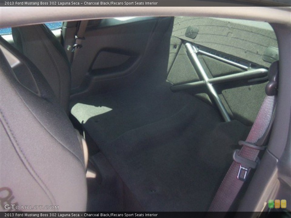 Charcoal Black/Recaro Sport Seats Interior Rear Seat for the 2013 Ford Mustang Boss 302 Laguna Seca #68420555