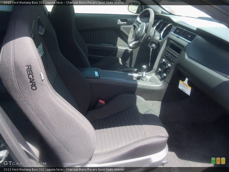 Charcoal Black/Recaro Sport Seats Interior Photo for the 2013 Ford Mustang Boss 302 Laguna Seca #68420570