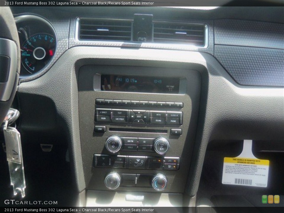 Charcoal Black/Recaro Sport Seats Interior Controls for the 2013 Ford Mustang Boss 302 Laguna Seca #68420621