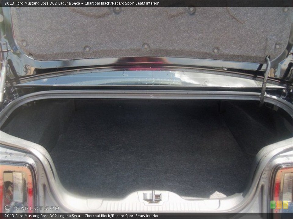 Charcoal Black/Recaro Sport Seats Interior Trunk for the 2013 Ford Mustang Boss 302 Laguna Seca #68420645