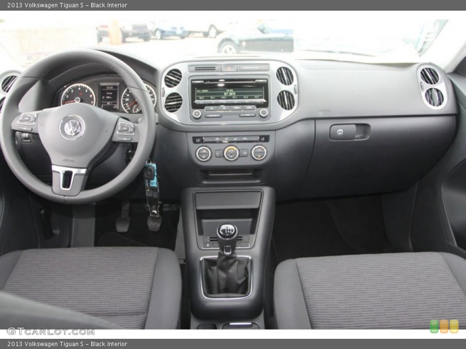 Black Interior Dashboard for the 2013 Volkswagen Tiguan S #68421311