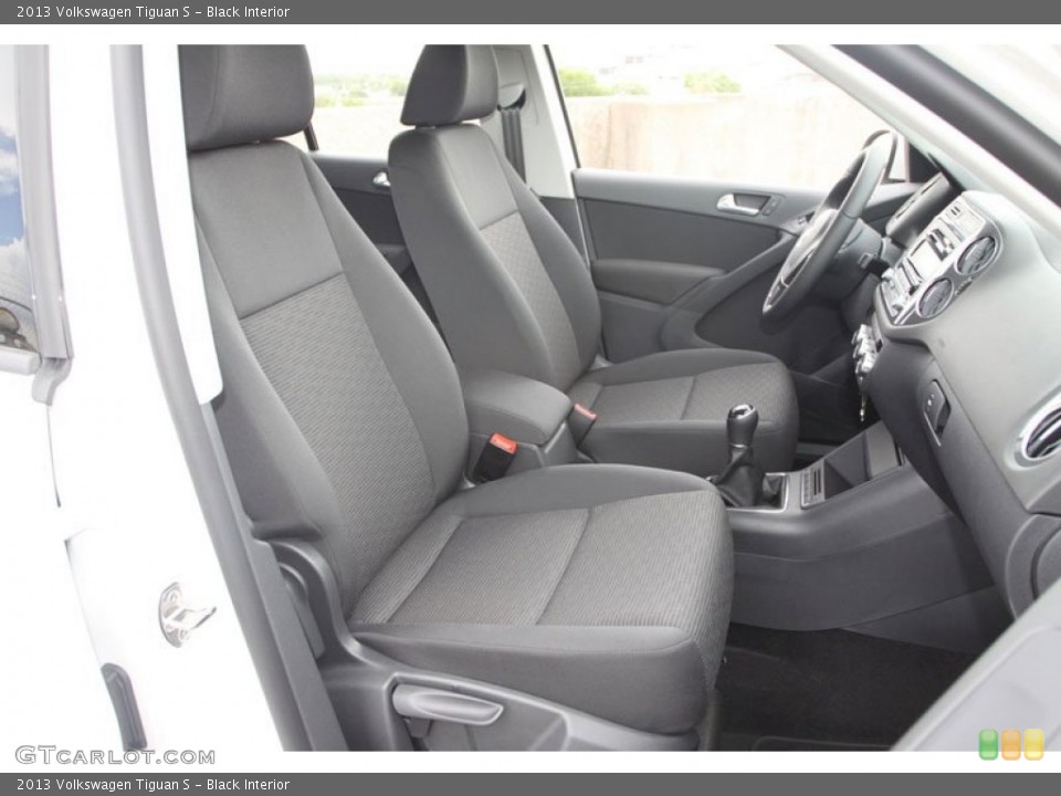 Black Interior Front Seat for the 2013 Volkswagen Tiguan S #68421389