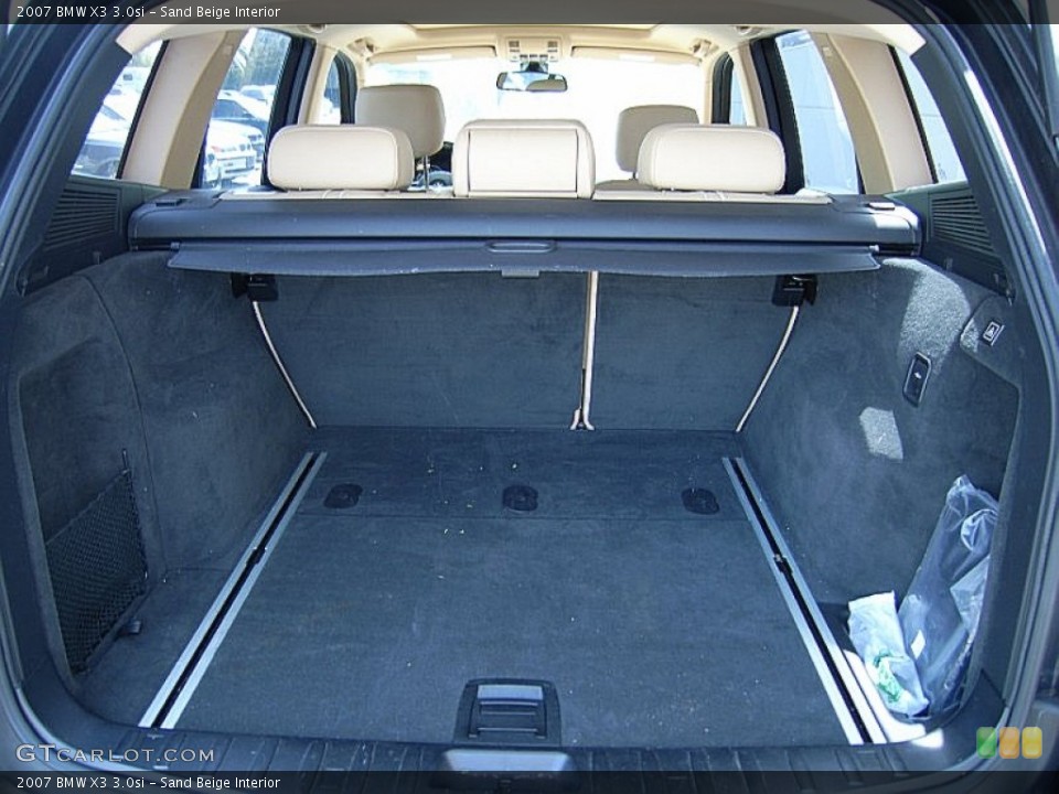 Sand Beige Interior Trunk for the 2007 BMW X3 3.0si #68421827