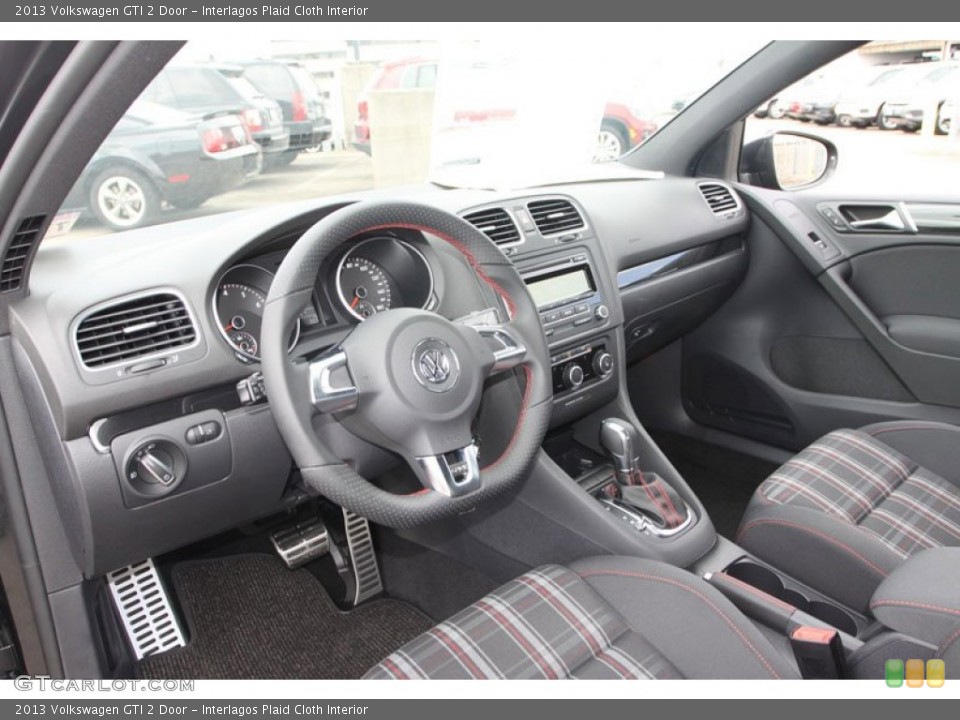 Interlagos Plaid Cloth Interior Prime Interior for the 2013 Volkswagen GTI 2 Door #68422181