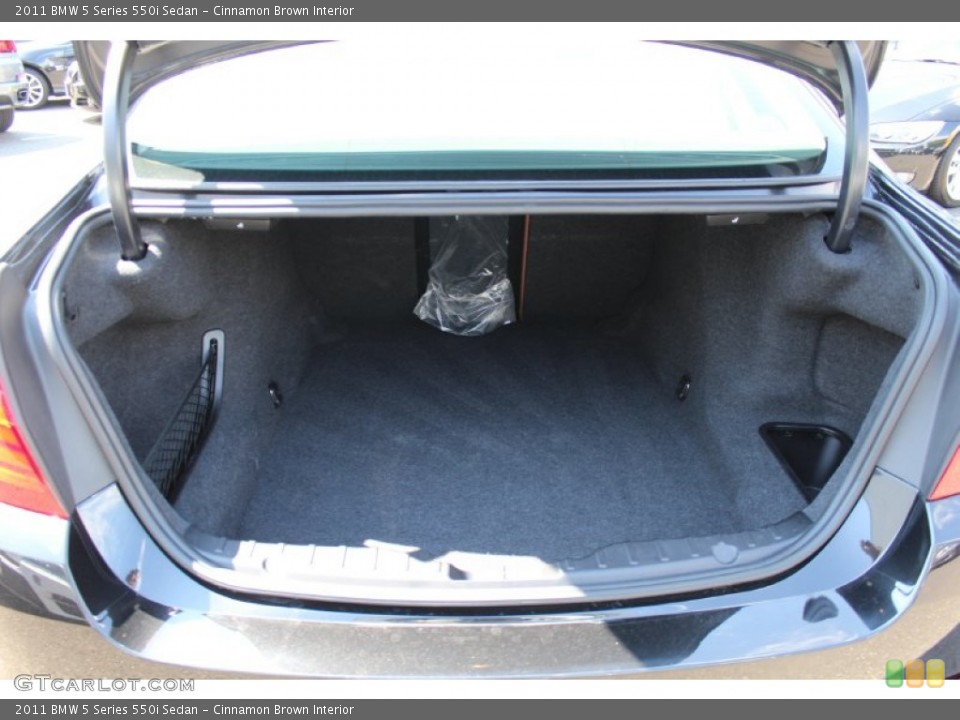 Cinnamon Brown Interior Trunk for the 2011 BMW 5 Series 550i Sedan #68423756