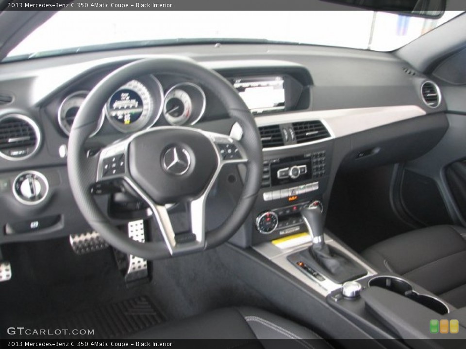 Black Interior Dashboard for the 2013 Mercedes-Benz C 350 4Matic Coupe #68423933
