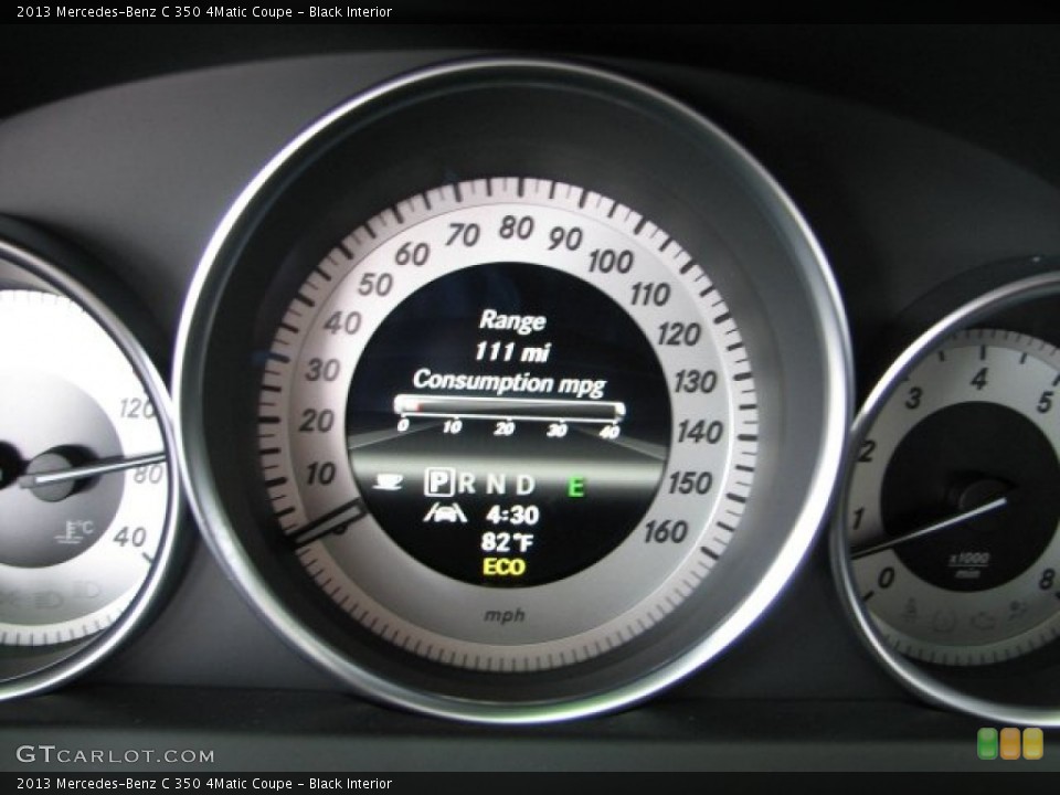 Black Interior Gauges for the 2013 Mercedes-Benz C 350 4Matic Coupe #68423966