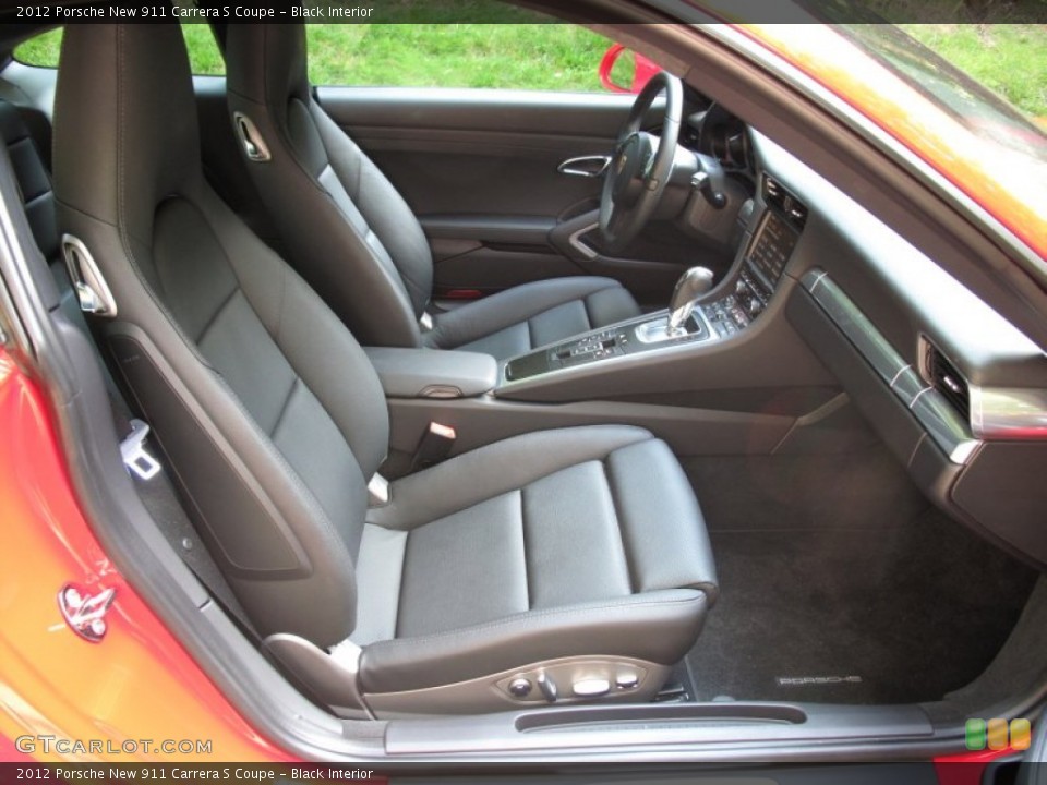 Black Interior Photo for the 2012 Porsche New 911 Carrera S Coupe #68426144