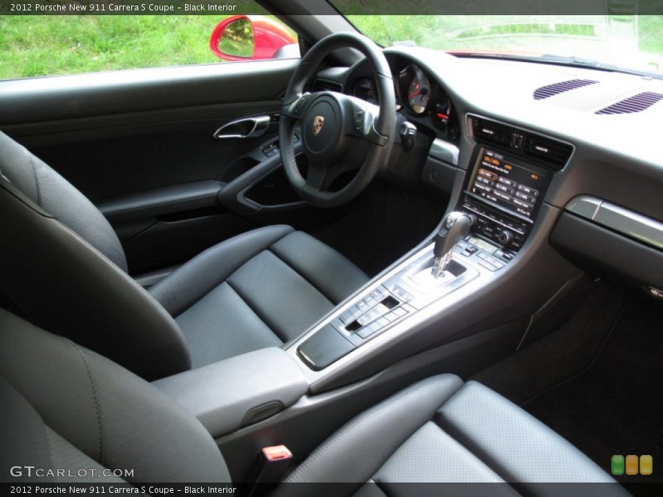 Black Interior Photo for the 2012 Porsche New 911 Carrera S Coupe #68426153