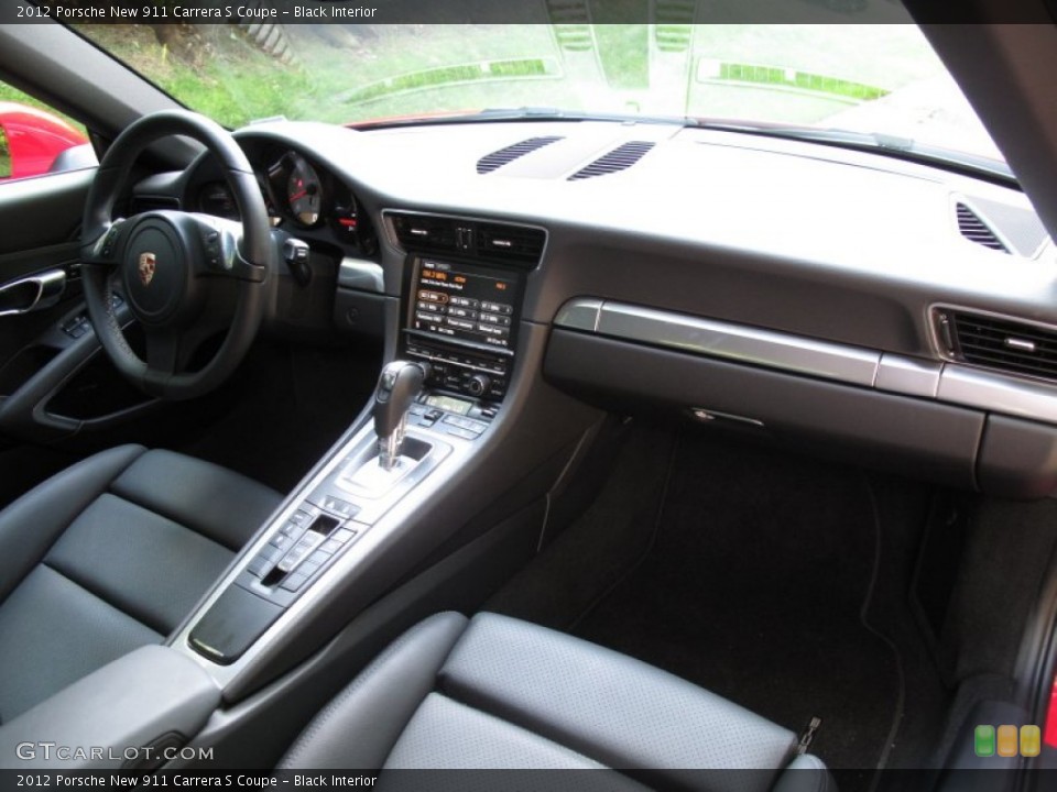 Black Interior Dashboard for the 2012 Porsche New 911 Carrera S Coupe #68426162