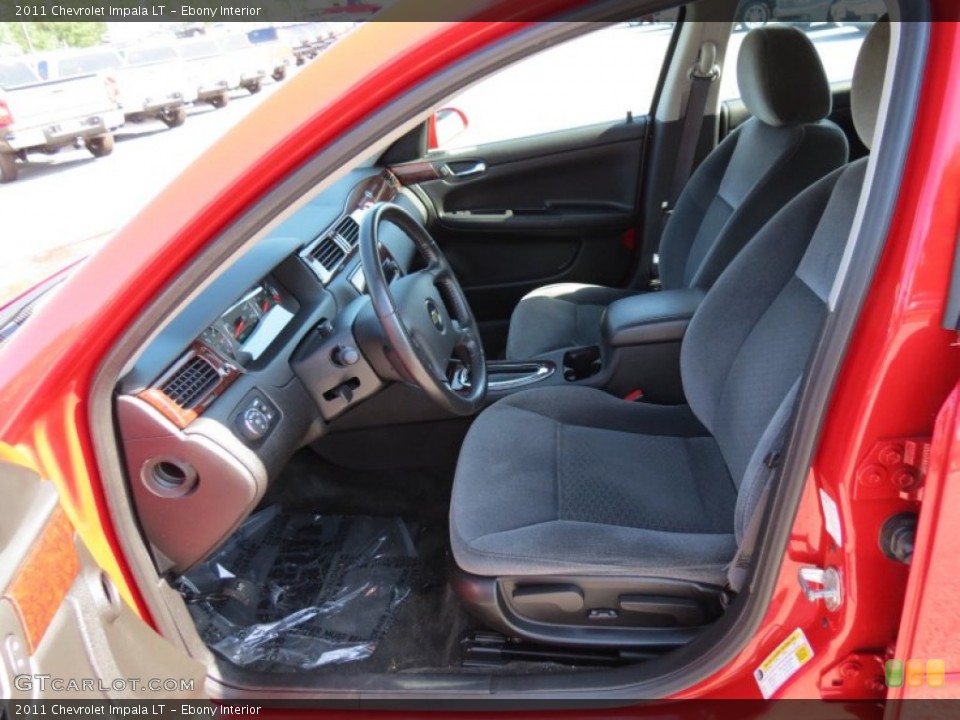 Ebony Interior Front Seat for the 2011 Chevrolet Impala LT #68428256