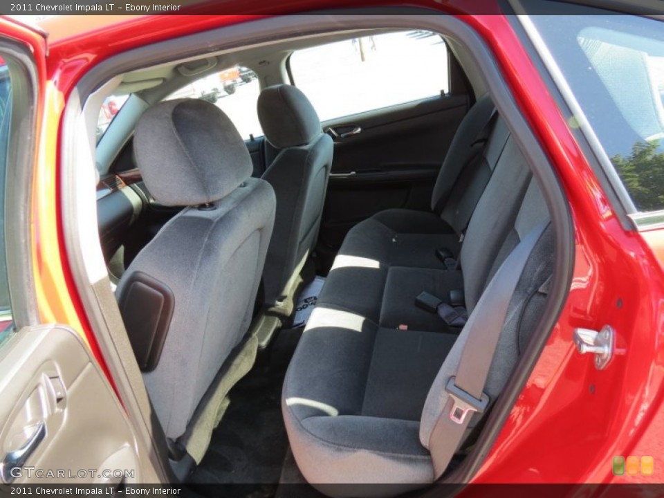 Ebony Interior Rear Seat for the 2011 Chevrolet Impala LT #68428271