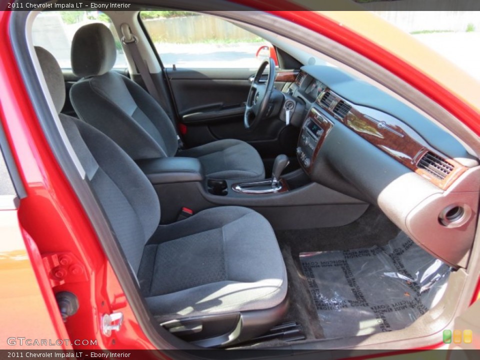 Ebony Interior Front Seat for the 2011 Chevrolet Impala LT #68428289