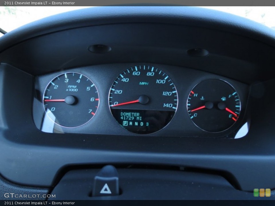 Ebony Interior Gauges for the 2011 Chevrolet Impala LT #68428325