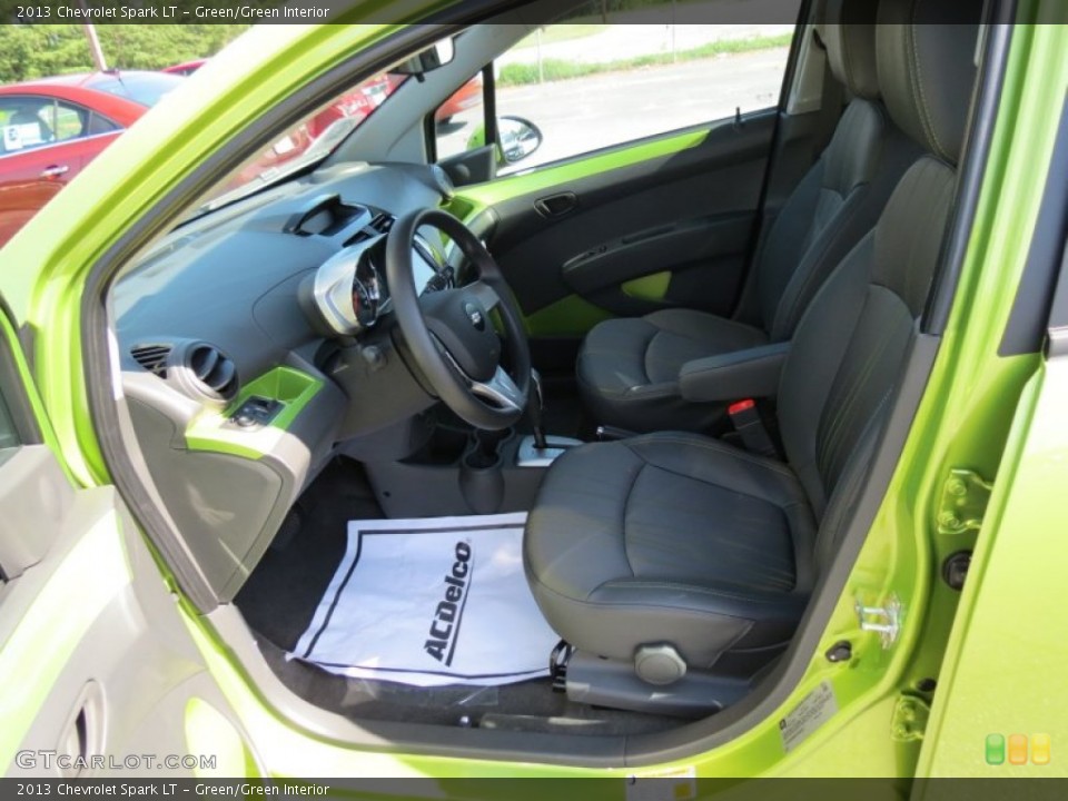 Green/Green Interior Photo for the 2013 Chevrolet Spark LT #68428460