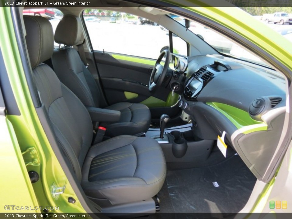 Green/Green Interior Photo for the 2013 Chevrolet Spark LT #68428487