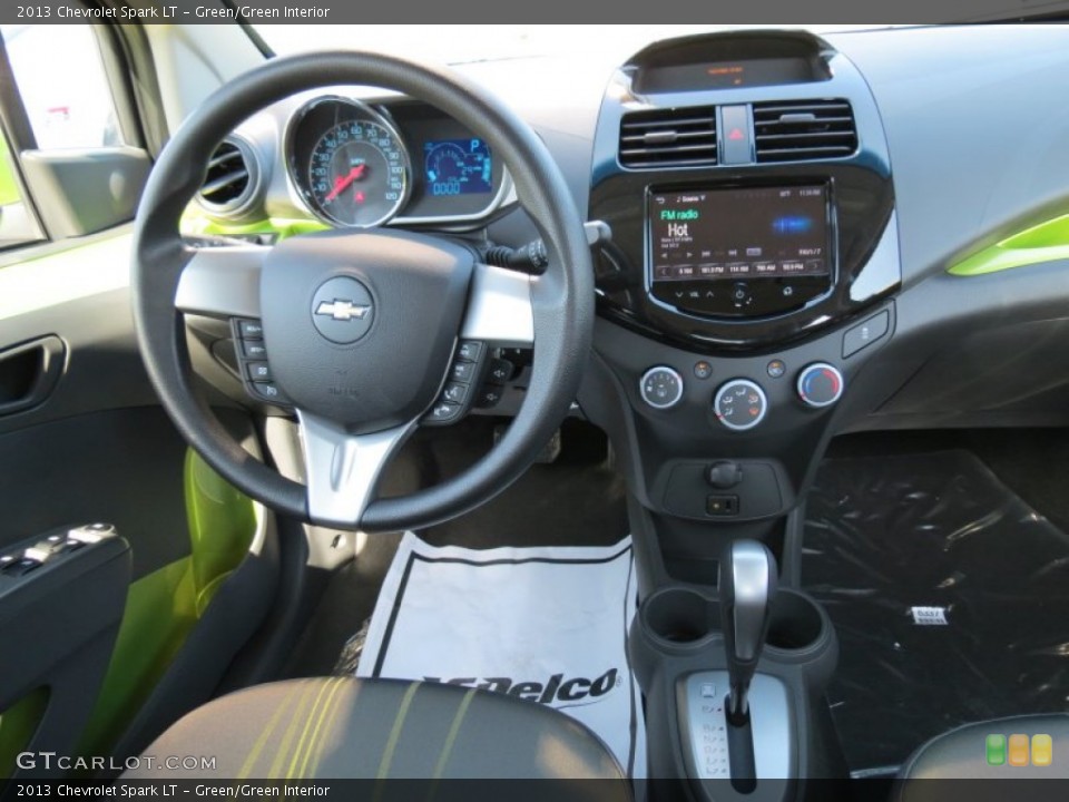 Green/Green Interior Dashboard for the 2013 Chevrolet Spark LT #68428493