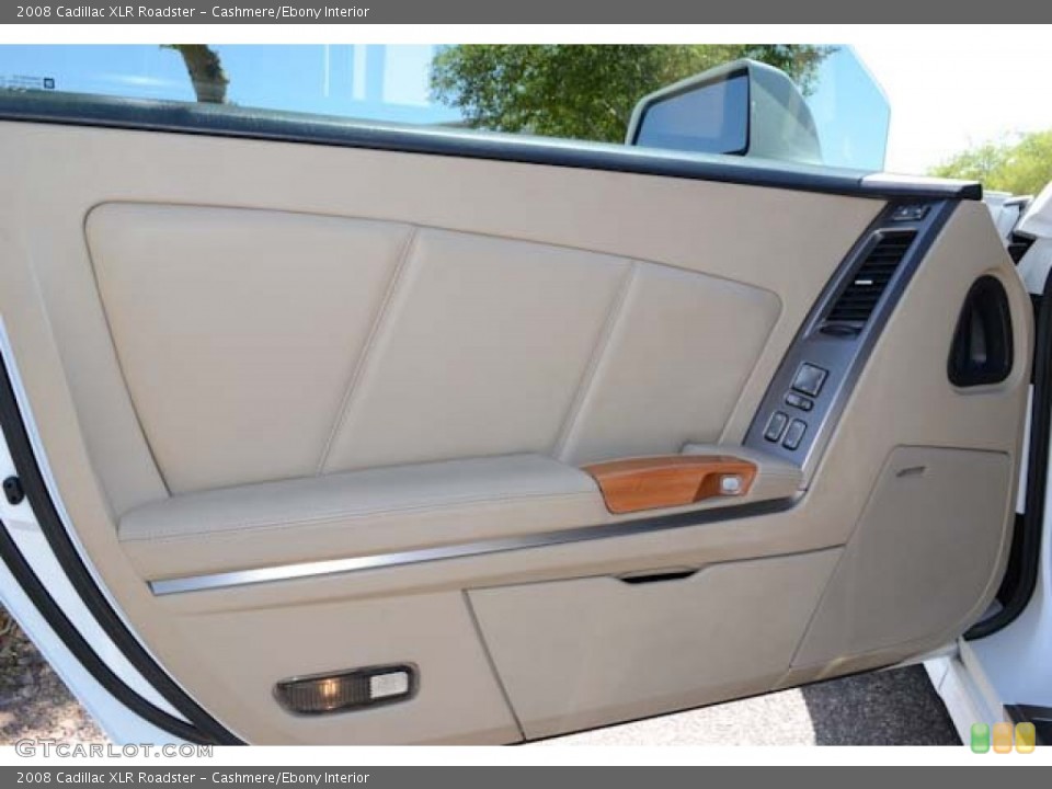 Cashmere/Ebony Interior Door Panel for the 2008 Cadillac XLR Roadster #68428619