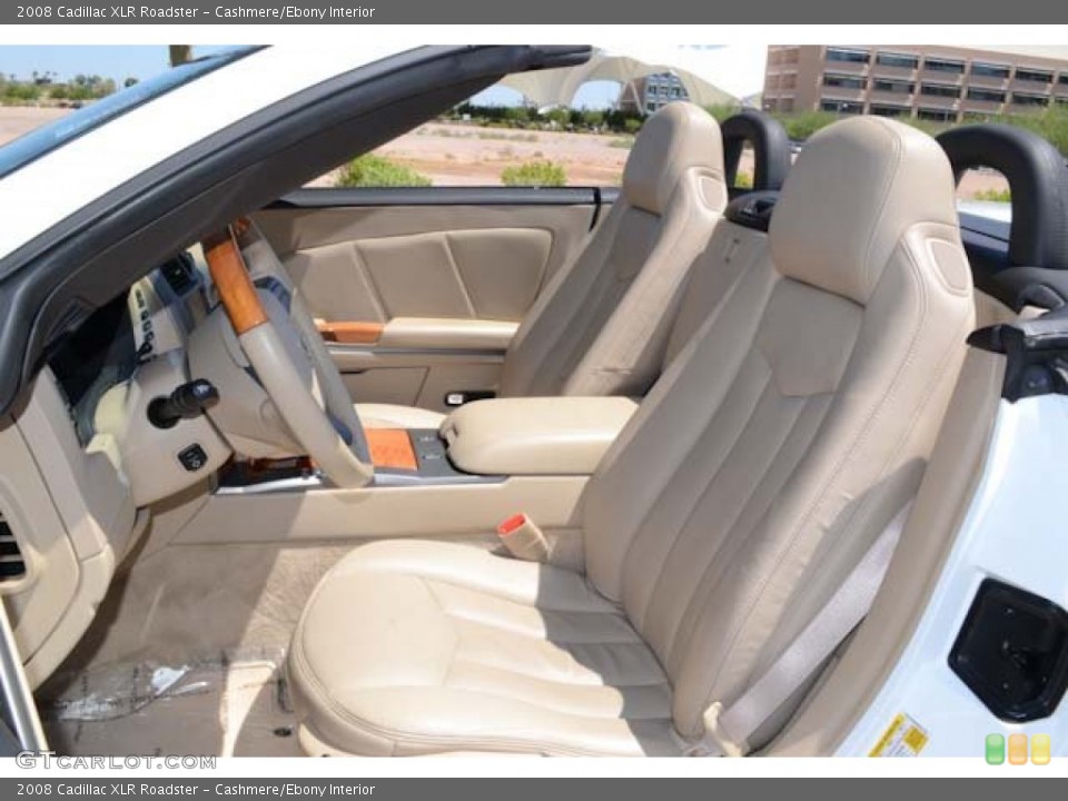 Cashmere/Ebony Interior Front Seat for the 2008 Cadillac XLR Roadster #68428655