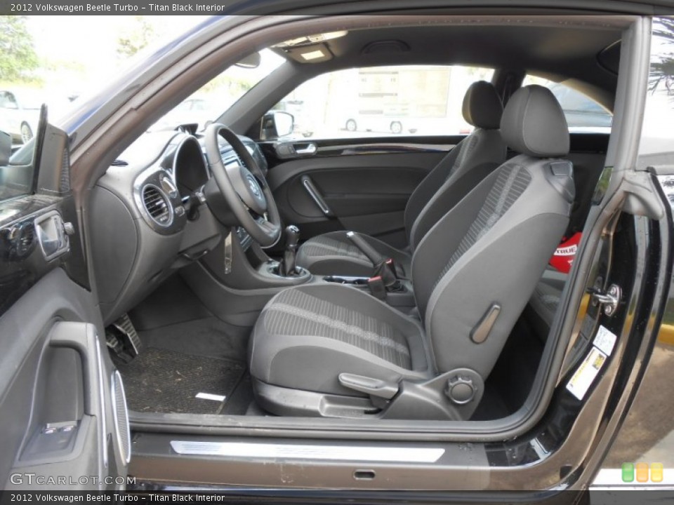 Titan Black Interior Photo for the 2012 Volkswagen Beetle Turbo #68431988