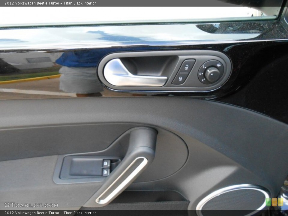 Titan Black Interior Controls for the 2012 Volkswagen Beetle Turbo #68432081