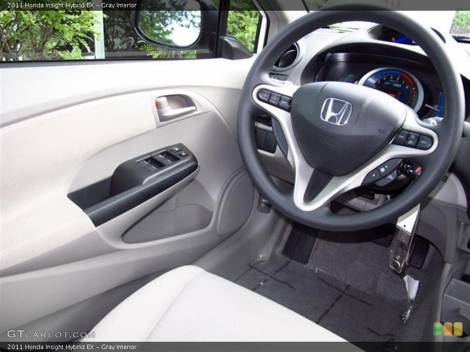 Gray Interior Steering Wheel for the 2011 Honda Insight Hybrid EX #68434079