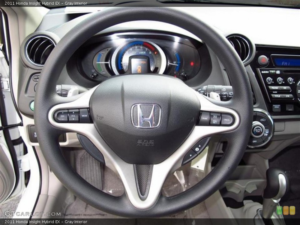 Gray Interior Steering Wheel for the 2011 Honda Insight Hybrid EX #68434130
