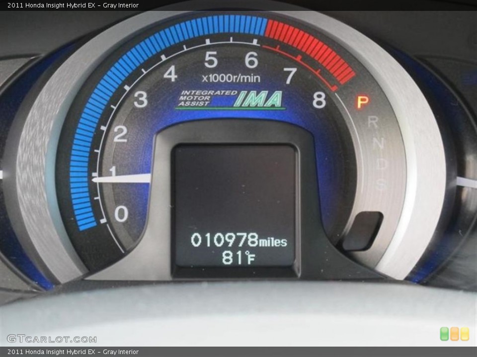 Gray Interior Gauges for the 2011 Honda Insight Hybrid EX #68434140