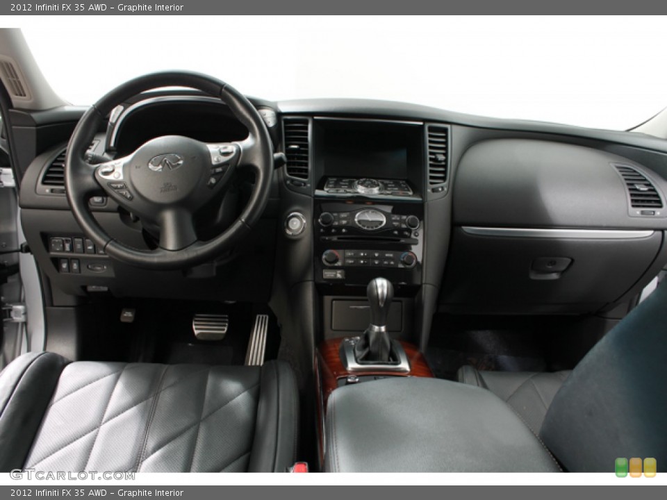 Graphite Interior Dashboard for the 2012 Infiniti FX 35 AWD #68434517