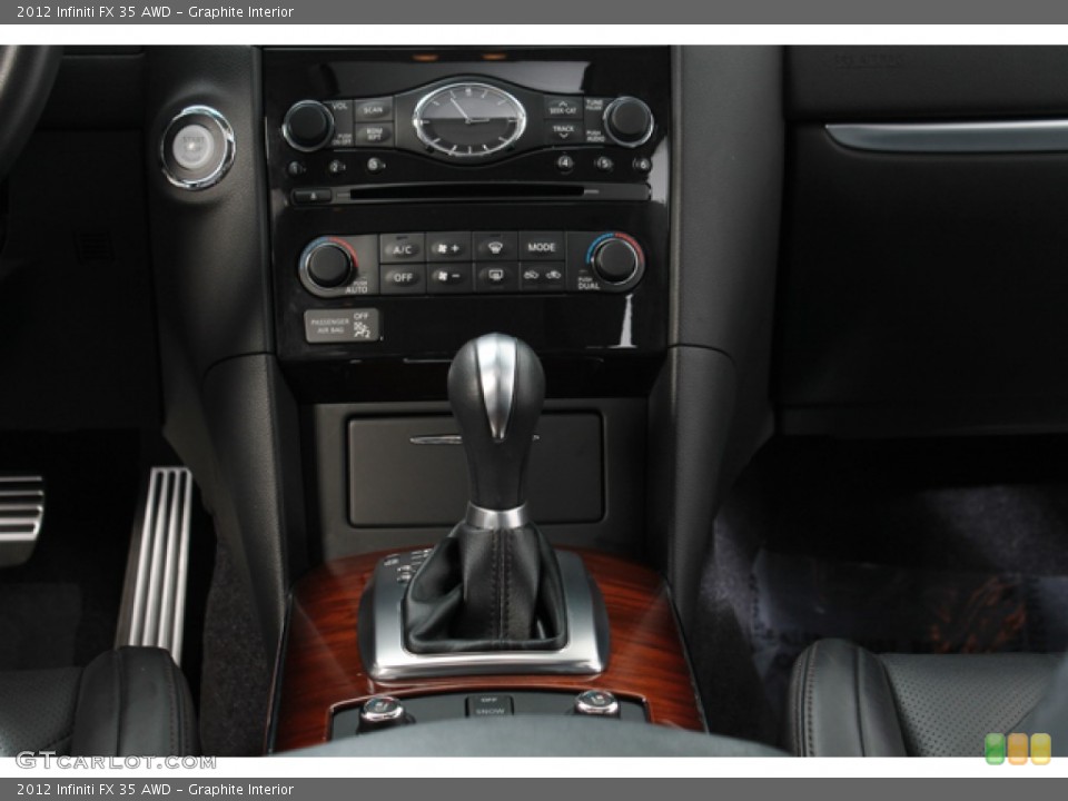 Graphite Interior Transmission for the 2012 Infiniti FX 35 AWD #68434559