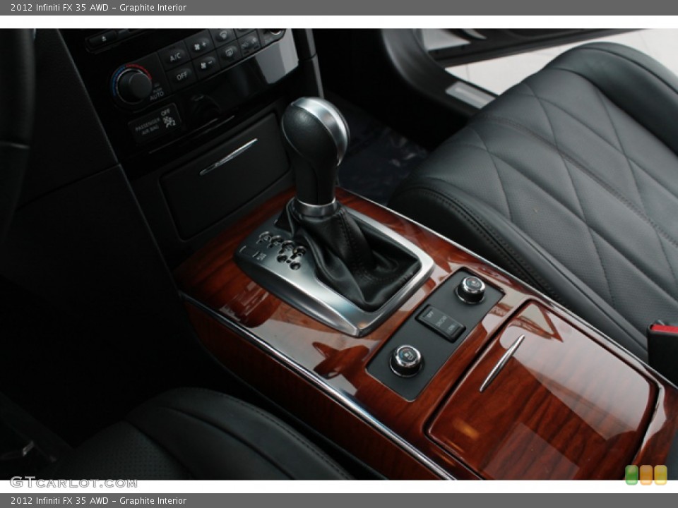 Graphite Interior Transmission for the 2012 Infiniti FX 35 AWD #68434565