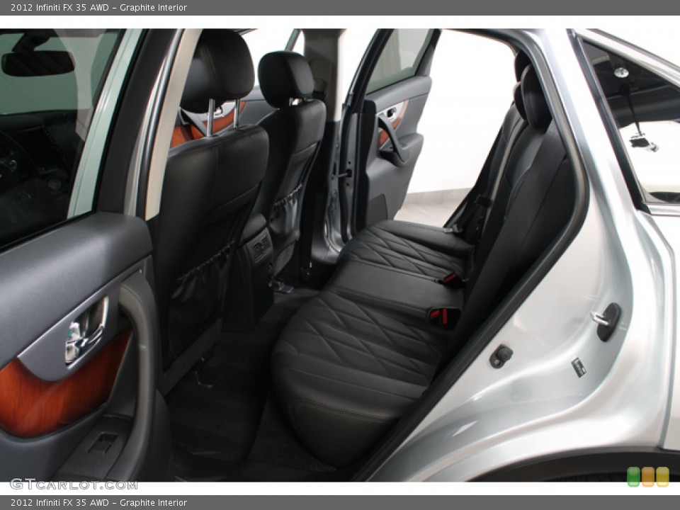 Graphite Interior Rear Seat for the 2012 Infiniti FX 35 AWD #68434625
