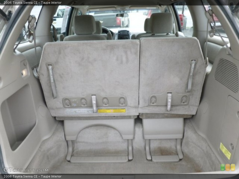 Taupe Interior Trunk for the 2006 Toyota Sienna CE #68435006