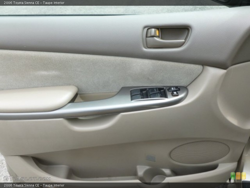 Taupe Interior Door Panel for the 2006 Toyota Sienna CE #68435048