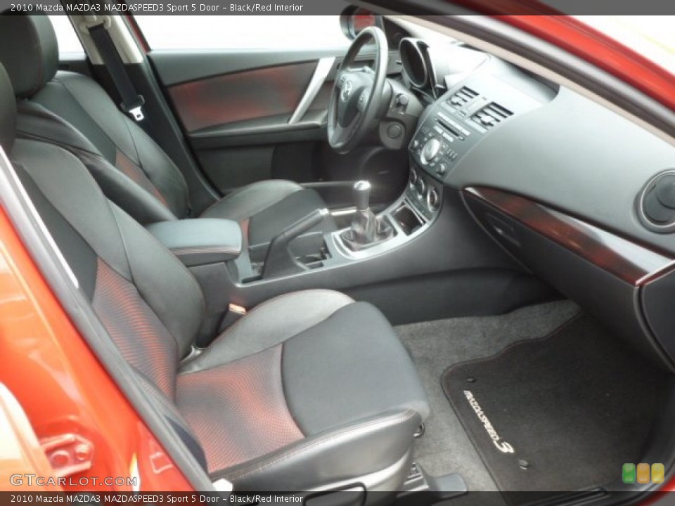 Black/Red Interior Photo for the 2010 Mazda MAZDA3 MAZDASPEED3 Sport 5 Door #68435441