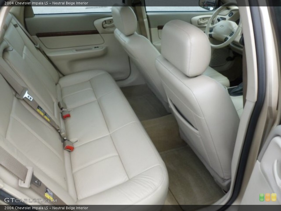 Neutral Beige Interior Rear Seat for the 2004 Chevrolet Impala LS #68435879