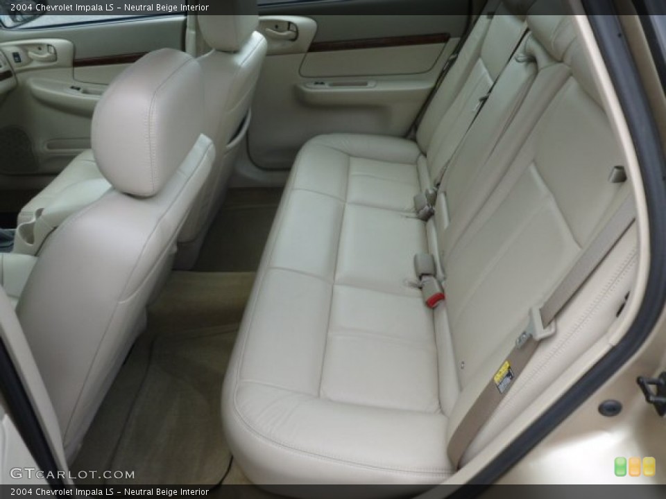 Neutral Beige Interior Rear Seat for the 2004 Chevrolet Impala LS #68435888