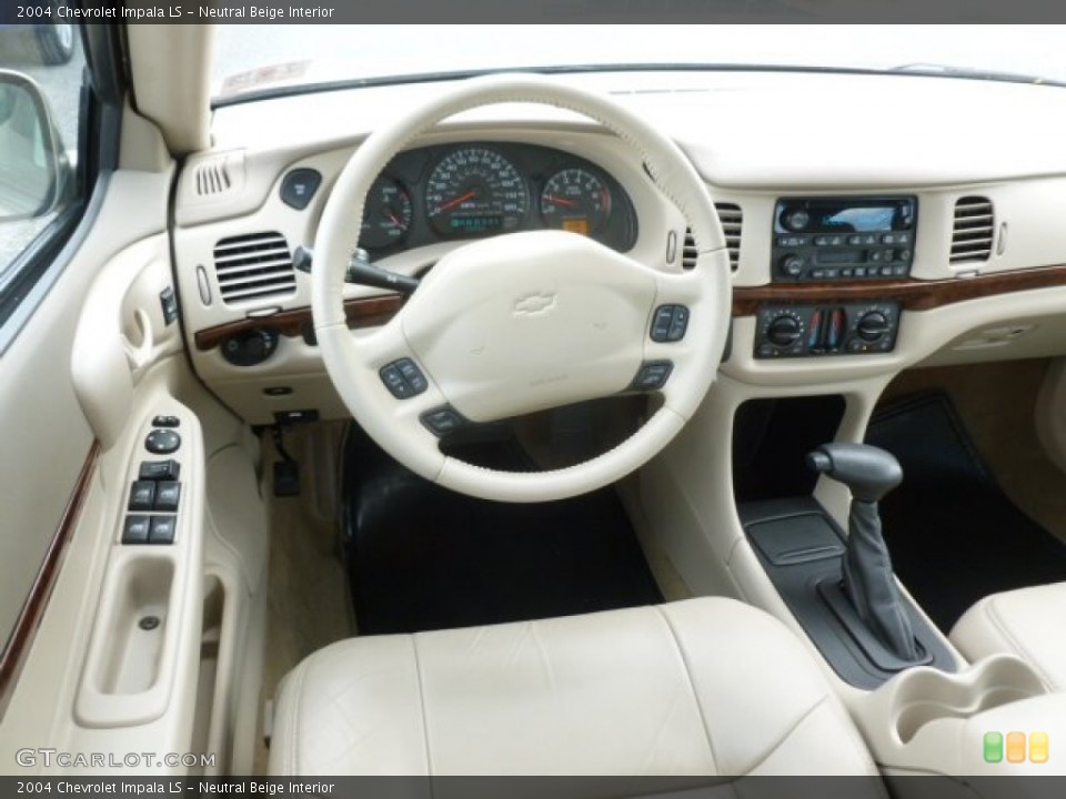 Neutral Beige Interior Dashboard for the 2004 Chevrolet Impala LS #68435895