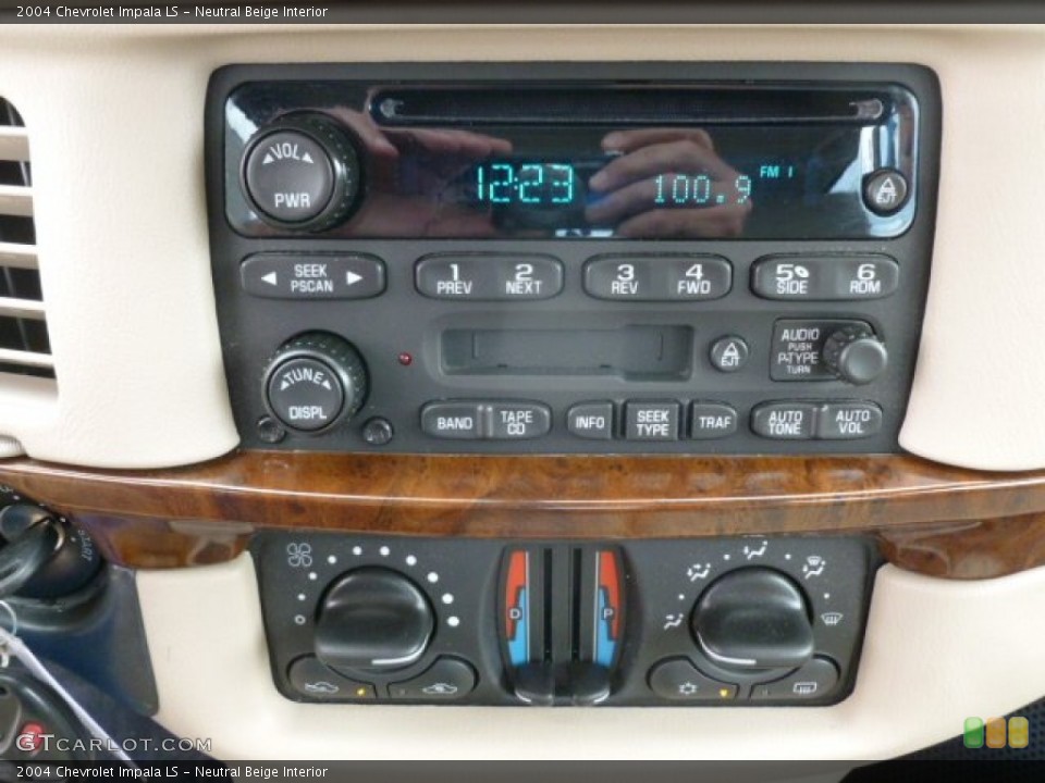 Neutral Beige Interior Audio System for the 2004 Chevrolet Impala LS #68435945