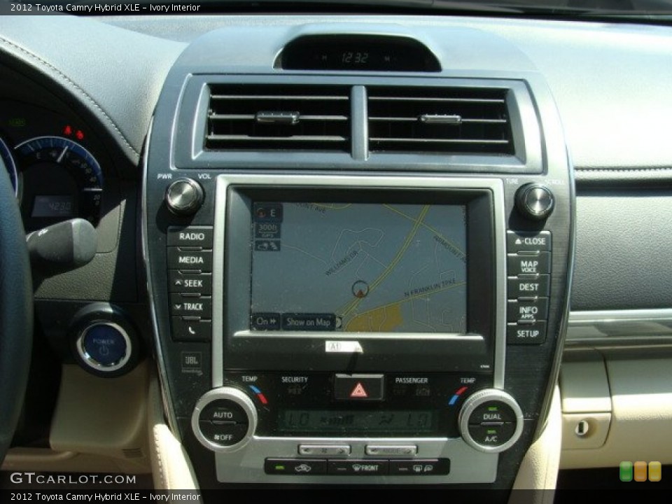 Ivory Interior Navigation for the 2012 Toyota Camry Hybrid XLE #68437682
