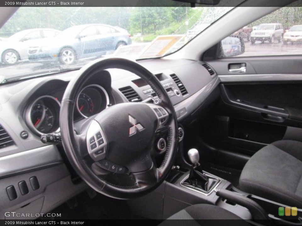 Black Interior Photo for the 2009 Mitsubishi Lancer GTS #68437961